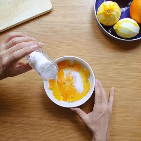 How to use orange peels step 3