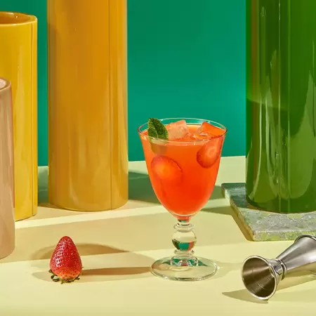 Cointreau Strawberry and Mint Fizz